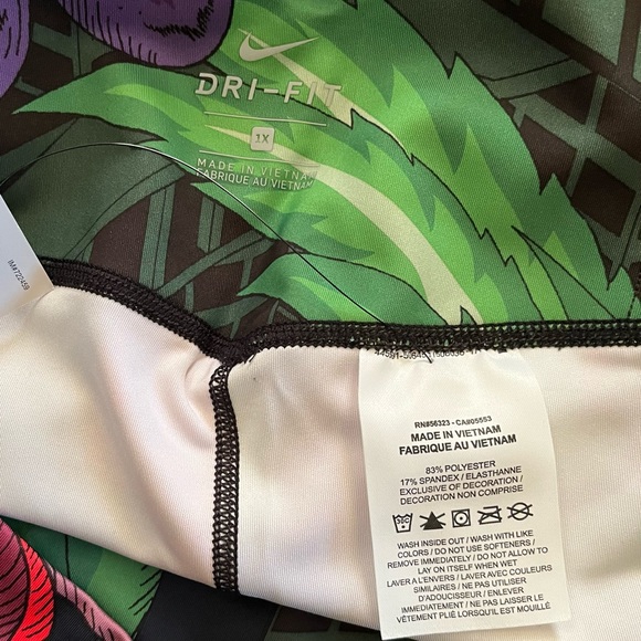 NEW Nike One Icon Clash floral-print Women’s leggings size 1X - Picture 7 of 9